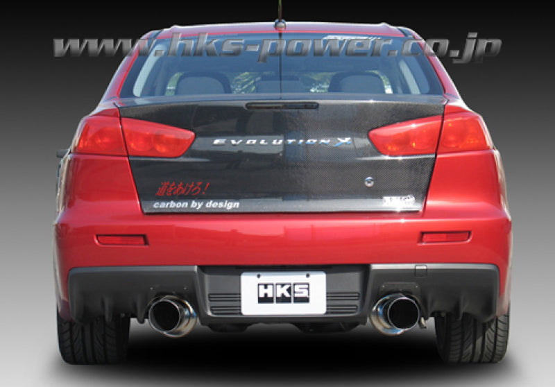 HKS Hi-Power Catback Exhaust - Mitsubishi Lancer Evolution 2008 2010-2015 31008-BM001 Photo - Primary