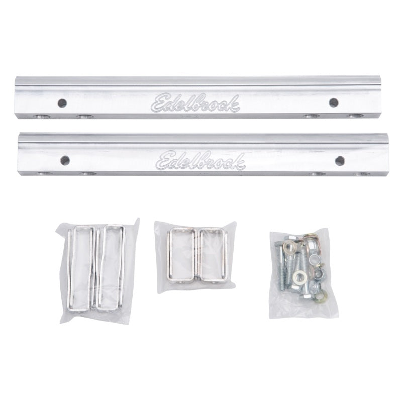 Edelbrock Fuel Rail Kit: For 389/455 PontiacVictor EFI mani PN 29565 & 29575. 3634 Photo - Primary