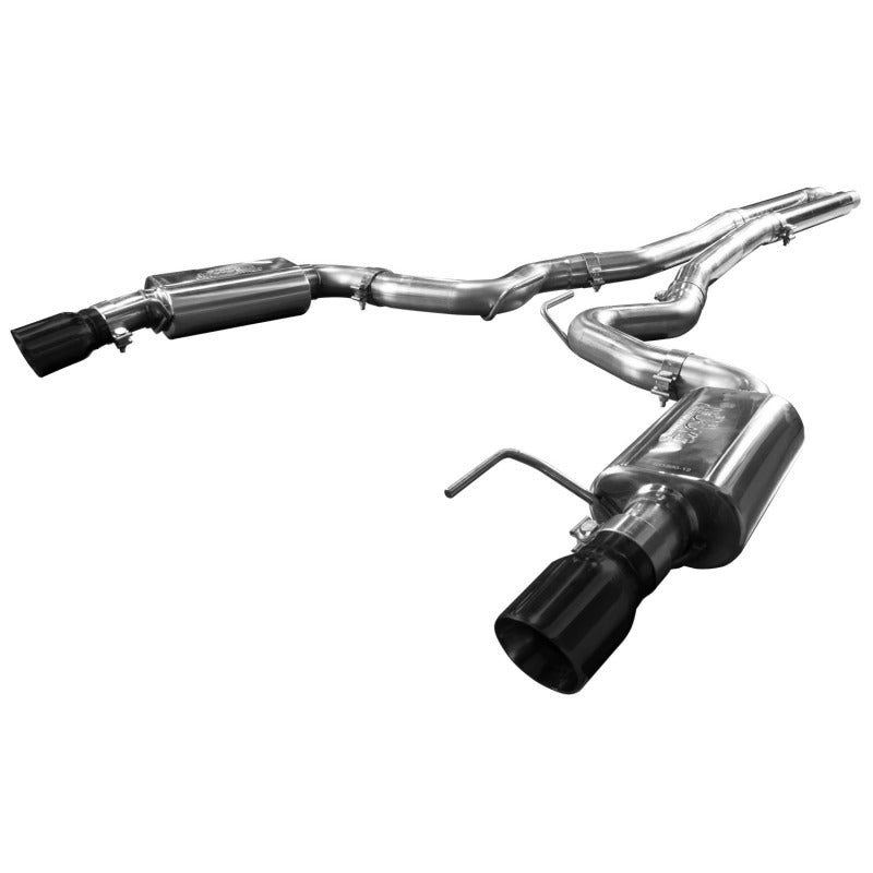 Kooks 15+ Mustang 5.0L 4V Convertible 3in Cat-Back w/ H-Pipe 4in Slash Cut B 11514411 Photo - Primary