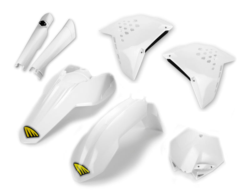 Cycra 07-11 KTM 125-505 SX/XC/SX-F/XC-F/XC-W/XCF-W/EXC-F Powerflow Body Kit White 1CYC-9306-42 1CYC-9306-42 Photo - Primary