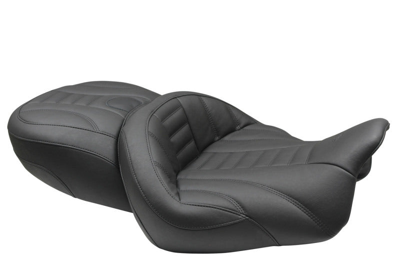 Mustang Motorcycle Mustang 15-21 Harley Freewheeler Super Touring Deluxe 1PC Seat - Black 79598 79598 Photo - Primary
