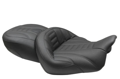 Mustang Motorcycle Mustang 15-21 Harley Freewheeler Super Touring Deluxe 1PC Seat - Black 79598 79598 Photo - Primary