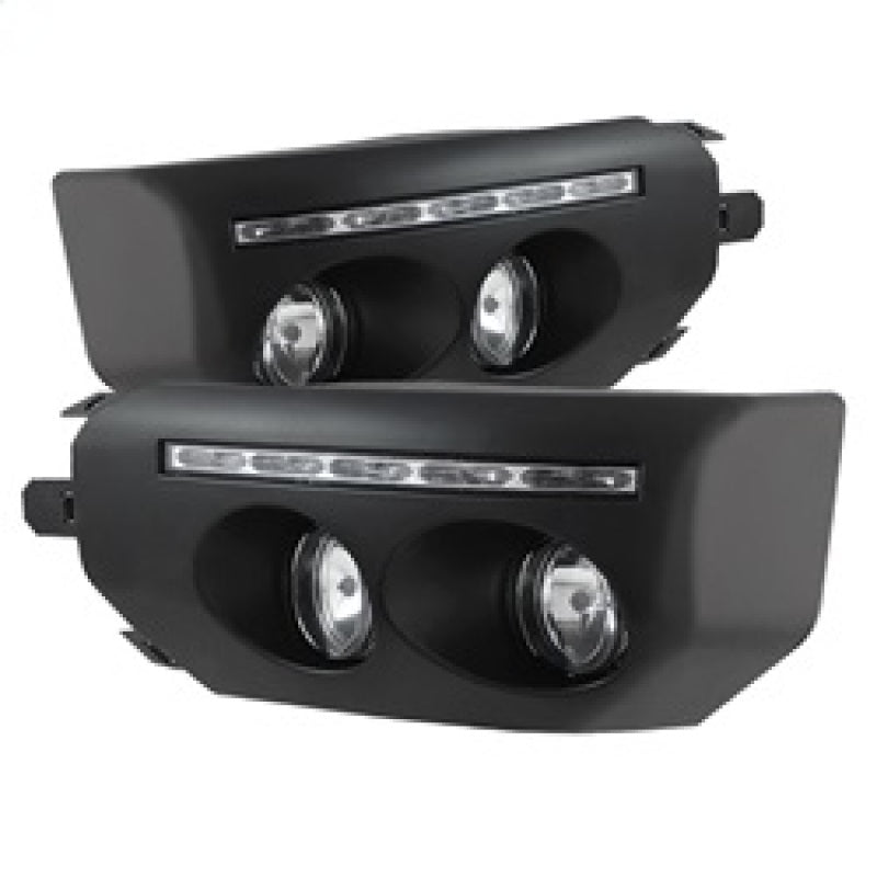 Spyder Toyota FJ Cruiser 07-14 Fog Lights With LED Daytime Running Lights w/swch Blk FL-DRL-TFJ07-BK 5075161 5075161 Photo - Primary