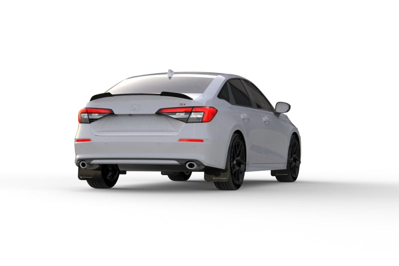 Rally Armor 2022 Honda Civic (Incl. Si/Sport/Touring) Black UR Mud Flap w/ White Logo MF90-UR-BLK/WH MF90-UR-BLK/WH User 1