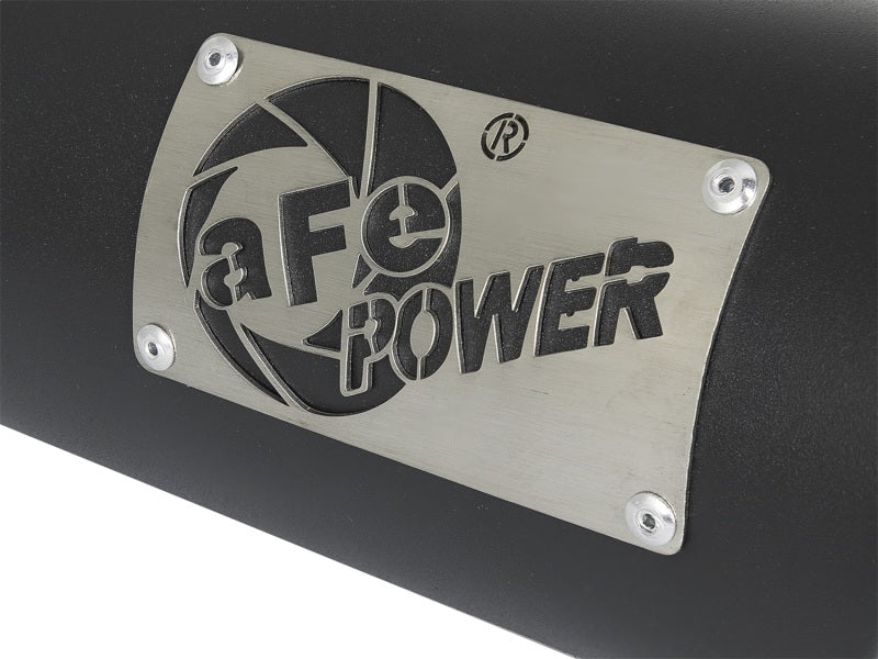 aFe MACH Force-Xp 4" 409 Stainless Steel Exhaust Tip Black 3-1/2in In 49T35451-B12 Photo - Unmounted