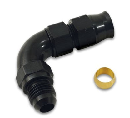 Vibrant 90 Degree 1/2in Tube to Male -8AN Flare Adapter w/ Olive Inserts 16588 16588 User 1
