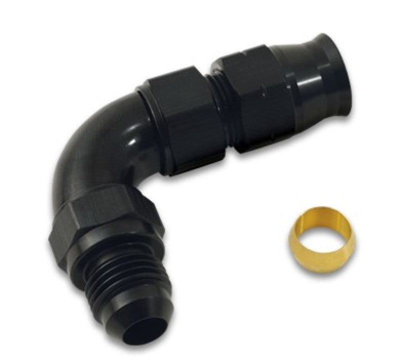 Vibrant 90 Degree 1/2in Tube to Male -8AN Flare Adapter w/ Olive Inserts 16588 16588 User 1