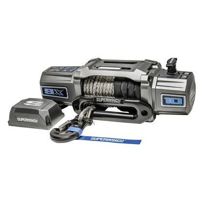 Superwinch 10000 LBS 12 VDC 3/8in x 80ft Synthetic Rope SX 10000 Winch 1710201 1710201 Photo - Unmounted