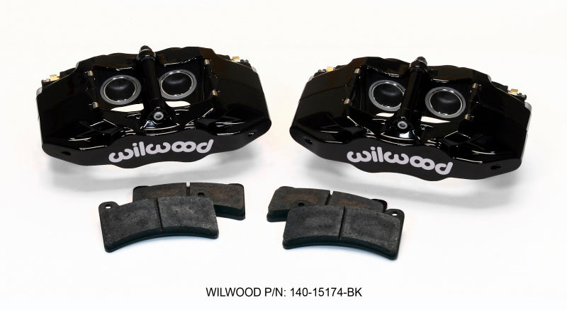 Wilwood DPC56 Rear Caliper Kit, Black, Corvette All C5 / Base C6 1997-2013 140-15174-BK Photo - Primary