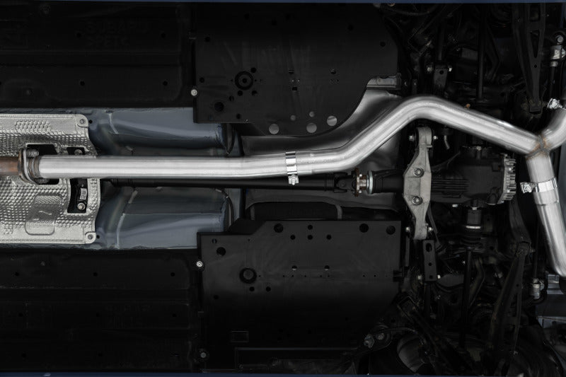 MBRP 2022+ Subaru WRX 3in Cat-Back Dual Split Rear Quad Tips Street Profile Exhaust S4807304 S4807304 Photo - Mounted