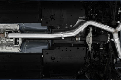 MBRP 2022+ Subaru WRX 3in Cat-Back Dual Split Rear Quad Tips Street Profile Exhaust S4807304 S4807304 Photo - Mounted