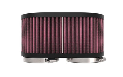 K&N Engineering K&N 2-1/8in DUAL FLG 6-1/4 X 4inOD 3inH Universal Clamp-On Air Filter RU-3510 RU-3510 Photo - out of package