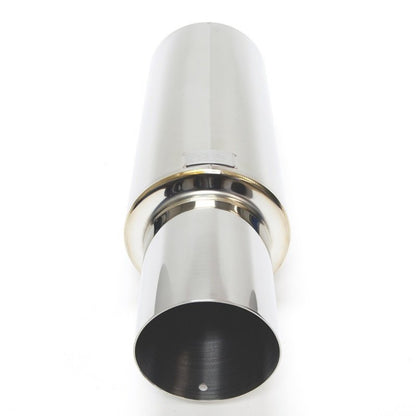 BLOX Racing 76.2mm N1 SS Universal Exhaust Muffler W/Straight Tip (Includes Silencer) BXEX-00110 BXEX-00110 User 1
