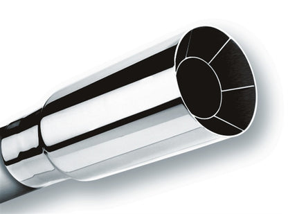 Borla Universal Polished Tip Single Round Intercooled (inlet 2 1/2in. Outlet 2 1/2in)  *NO Returns* 20104 20104 Photo - Primary