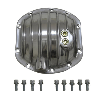 Yukon Gear & Axle Yukon Gear Polished Aluminum Replacement Cover For Dana 30 Standard Rotation YP C2-D30-STD YP C2-D30-STD Photo - Primary