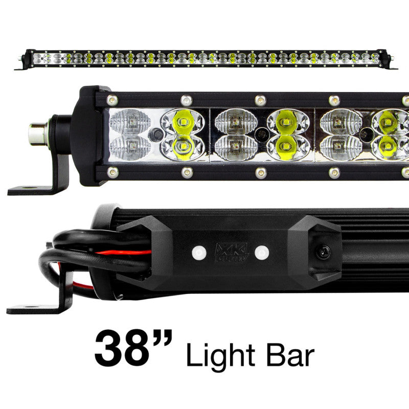 XKGLOW XK Glow RGBW Light Bar High Power Offroad Work/Hunting Light w/ Bluetooth Controller 38In XK-BAR-38