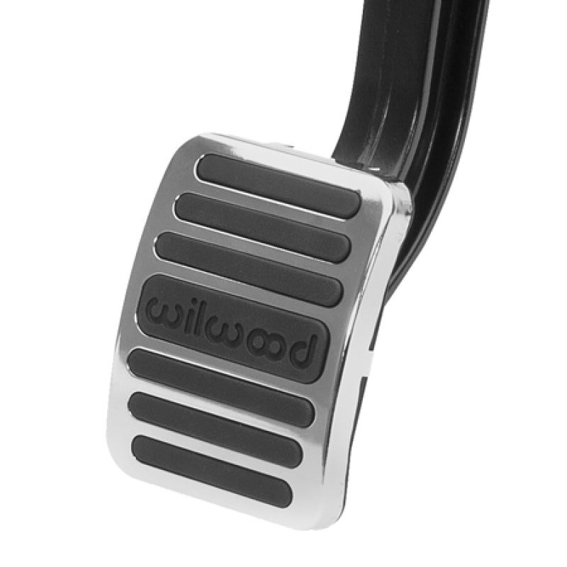 Wilwood Brake Pedal Cover And Trim Plate Kit - Black Rubber/Stainless 330-15866