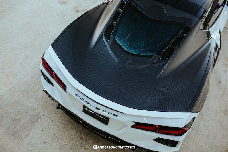 Anderson Composites 20-21 Chevrolet Corvette C8 Dry Carbon Decklid AC-TL20CHC8-DRY AC-TL20CHC8-DRY Photo - Primary