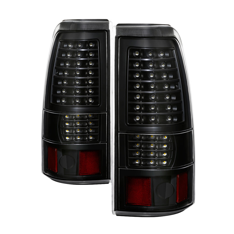 SPYDER xTune 03-06 Chevrolet Silverado 1500 LED Tail Lights - Black (ALT-JH-CSIL03-LED-BK) 9037634 9037634 Photo - Primary