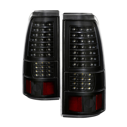 SPYDER xTune 03-06 Chevrolet Silverado 1500 LED Tail Lights - Black (ALT-JH-CSIL03-LED-BK) 9037634 9037634 Photo - Primary