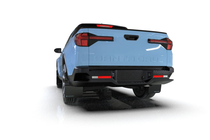 Rally Armor 2022 Hyundai Santa Cruz Black Mud Flap w/ Light Blue Logo MF78-UR-BLK-ABL MF78-UR-BLK-ABL User 1