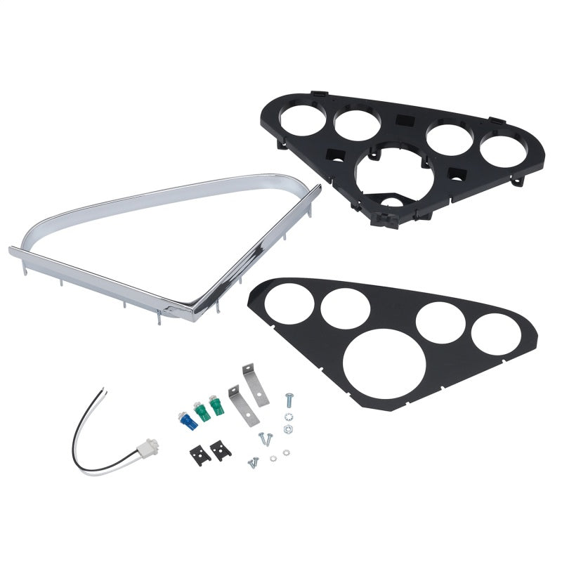 Autometer Gauge Mount, Direct Fit Dash Panel, (3 3/8", 2 1/16" x4), Chevy Truck 2208 Photo - Primary