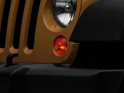 Raxiom 07-18 Jeep Wrangler JK Axial Series Replacement Turn Signal Lamps- Amber J150569 J150569 Photo - Close Up
