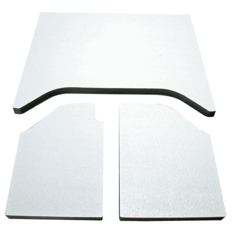 DEI 07-10 Jeep Wrangler JK 2-Door Boom Mat Headliner - 3 Piece - White 50136 50136 Photo - Primary