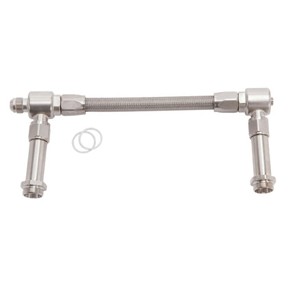 Russell Endura Finish -8 Dual Inlet W/Out Filter For All Holley Carbs 641151 Photo - Primary