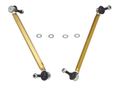 Whiteline Sway Bar Link Kit Heavy Duty Adj Steel Ball Mini Cooper 2001-2010 KLC105 Photo - Close Up