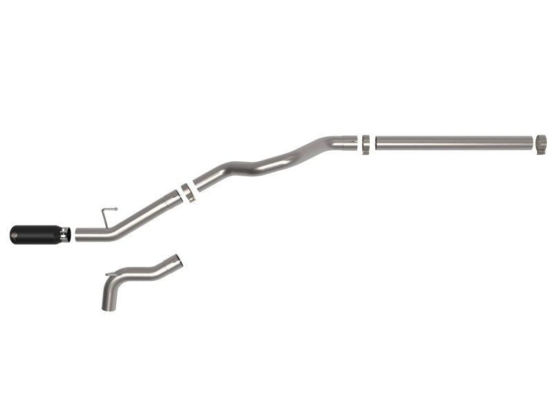 aFe Vulcan Series 3in 304SS DPF-Back Exhaust w/ Black Tip 14-18 Mercedes-Benz Sprinter 2500 49-36502-B 49-36502-B Photo - Unmounted