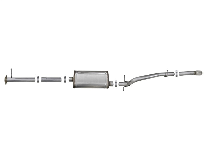 aFe Cat-Back Exhaust System MACH Force-Xp Hi-Tuck 3 IN 409 Stainless Steel 49-44099-P Photo - Unmounted
