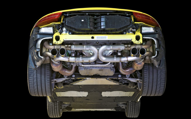 AWE Tuning Porsche 991 SwitchPath Exhaust for PSE Cars Diamond Black Tips 3025-43012 3025-43012 Photo - Mounted
