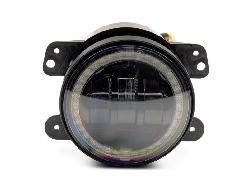 Raxiom 07-18 Jeep Wrangler JK Axial Series 4-In LED Devil Eyes Fog Lights w/ Halo J142667 J142667 Photo - Close Up