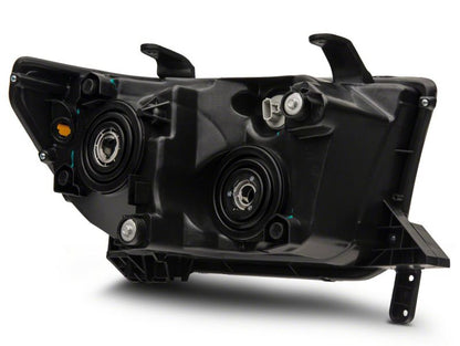 Raxiom 07-13 Toyota Tundra Axial Series Projector Headlights w/ LED Bar- Blk Housing (Clear Lens) TU16006 TU16006 Photo - Close Up
