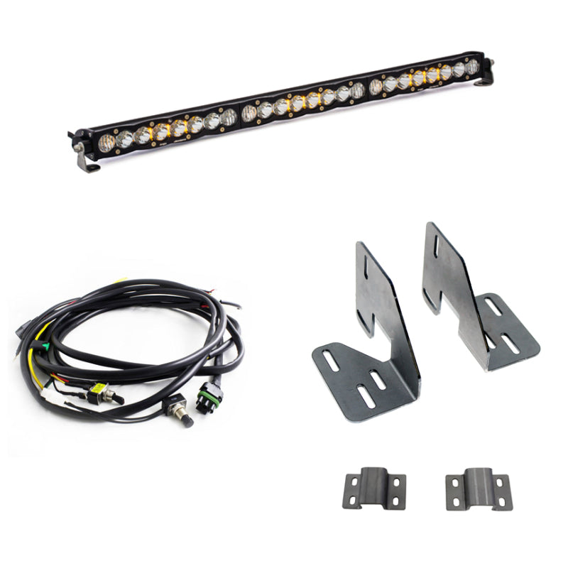 Baja Designs GMC 30 Inch Grille Light Bar Kit - GMC 2018-19 Sierra 2500HD/3500HD 447632 Photo - Primary