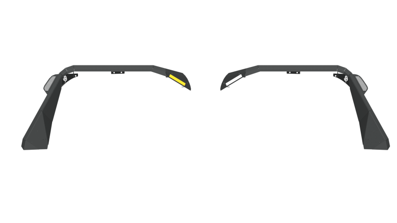 Road Armor 18-20 Jeep Wrangler JL Stealth Front Fender Flare w/Switchback LED DRL - Tex Blk 518AFF0B 518AFF0B Photo - Primary