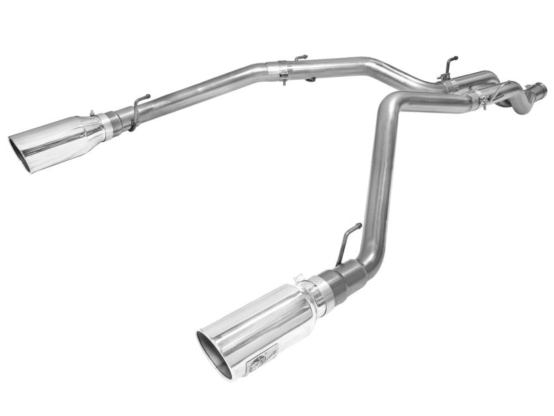 aFe  POWER 49-42044-P Large Bore-HD 3" 409 SS DPF-Back Exhaust System 49-42044-P Photo - Primary