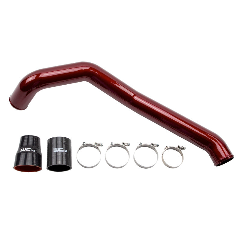 Wehrli 04.5-10 Chevrolet 6.6L LLY/LBZ/LMM Duramax Driver Side 3in Intercooler Pipe - Gloss Black WCF100352-GB WCF100352-GB Photo - Primary