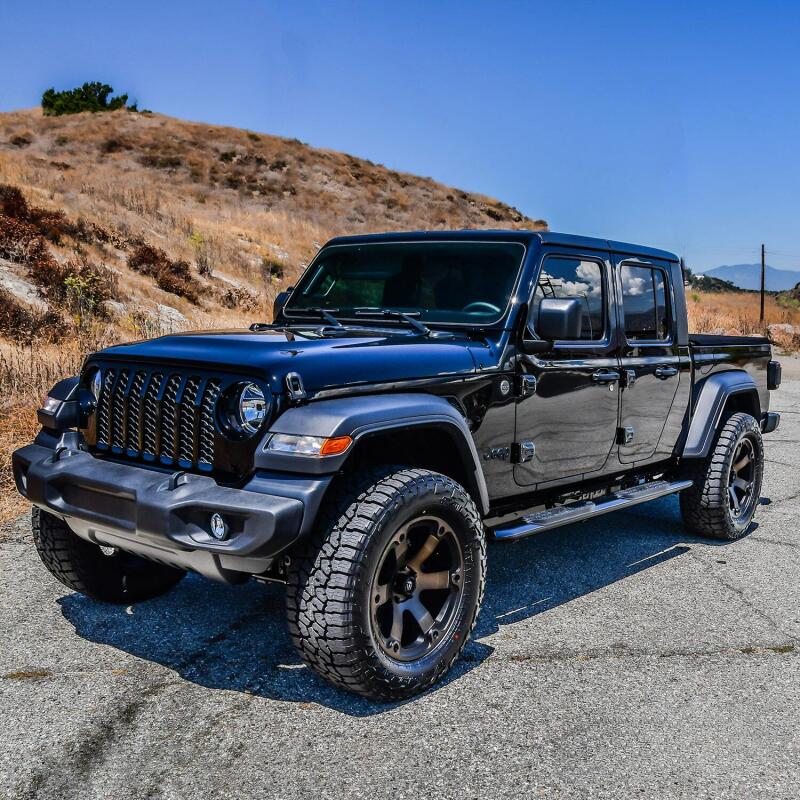 Westin 20-22 Jeep Gladiator PRO TRAXX 4 Oval Nerf Step Bars - Black 21-24165 21-24165 Photo - Mounted