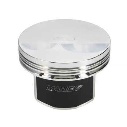 Manley Small Block Chevrolet LS Series 4.010in Bore -4cc Flat Top Extreme Duty Piston Set 592510CE-8