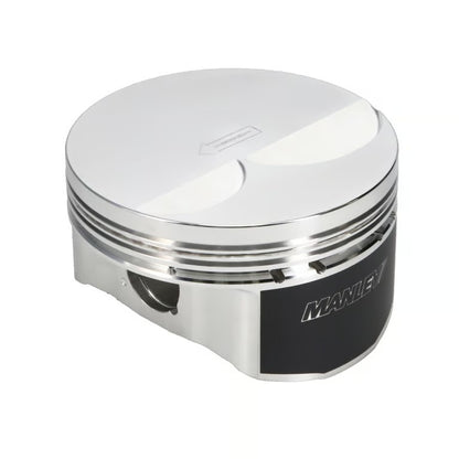Manley GM LS Small Block 4.03in Bore 6.125in Conn Rod L Flat Top Extreme Duty Piston Set - Set of 8 592530CE-8