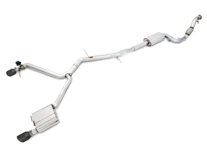 AWE Tuning Audi B9 A4 SwitchPath Exhaust Dual Outlet - Diamond Black Tips (Includes DP and Remote) 3025-33014 3025-33014 Photo - Primary