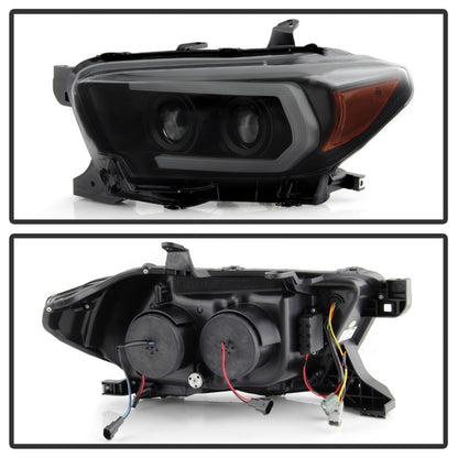 Spyder Toyota Tacoma 16-18 (TRD Model Only) Projector Headlights Black Smoke PRO-YD-TT16V1-SEQ-BSM 5087553 5087553 Photo - Unmounted