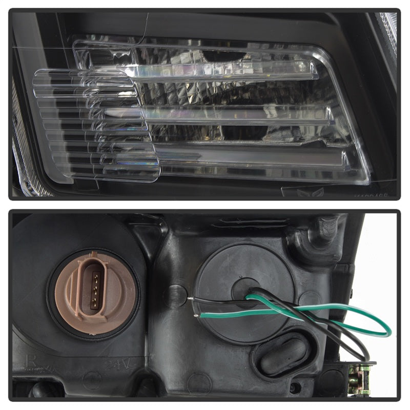 SPYDER xTune 06-09 Ford Fusion Light Bar DRL Projector Headlights - Black (PRO-JH-FFU06-LB-BK) 9042119 9042119 Photo - Unmounted