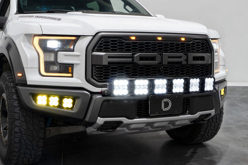 Diode Dynamics 17-20 Ford Raptor SS5 Grille CrossLink Lightbar Kit Sport - White Combo DD7335 DD7335 User 4