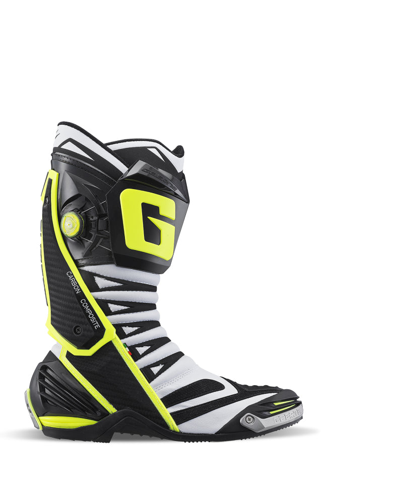 Gaerne GP 1 Evo Boot White/Black/Yellow Size - 10.5 2451-051-10.5