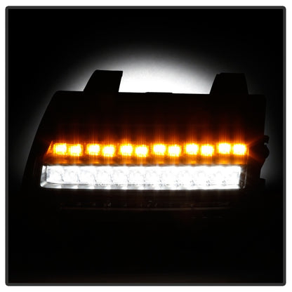 Spyder Jeep Wrangler 2018-2019 ( LED Model Only) LED Front Bumper Lights - Sequential Signal - Black 5086808 5086808 Photo - Unmounted