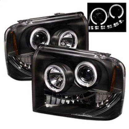 Spyder Ford F250/350/450 Super Duty 05-07 Projector Headlights LED Halo- LED Blk PRO-YD-FS05-HL-BK 5010544 5010544 Photo - Primary