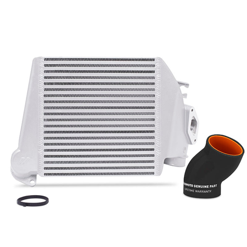 Mishimoto Silver Top Mount Intercooler W/ Black Hose Subaru WRX 2008-2014 MMTMIC-WRX-08SLBK Photo - Primary